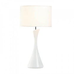 Sleek Modern White Table Lamp