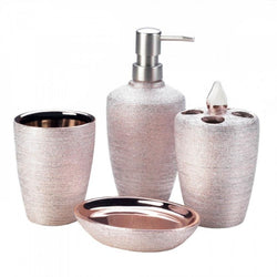 Rose Golden Shimmer Bath Set