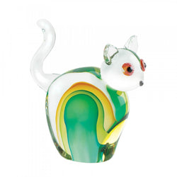 Cat Art Glass