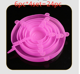 Multifunctional stretchable silicone freshness bowl cover