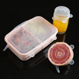 Multifunctional stretchable silicone freshness bowl cover