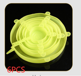 Multifunctional stretchable silicone freshness bowl cover