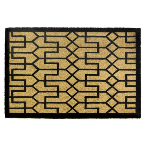 Buchanan Art Deco Coir Doormat