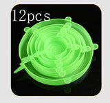 Multifunctional stretchable silicone freshness bowl cover