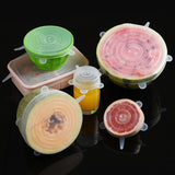 Multifunctional stretchable silicone freshness bowl cover