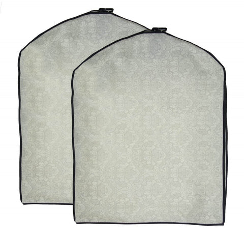 Storge Closet Garment Bag S/2 Damask