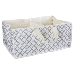 Polyester Storage Lattice Gray Rectangle All Purpose 21x13.7x9