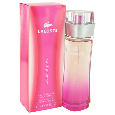 Touch Of Pink By Lacoste Eau De Toilette Spray 3 Oz