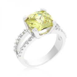 Fabulous Peridot Engagement Ring