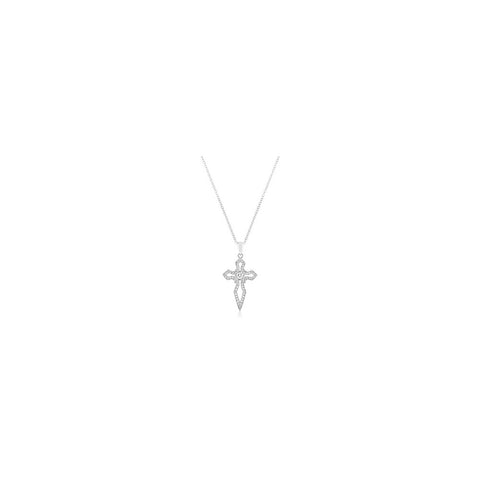 Silvertone Faith Pendant