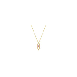 Eye-catcher Pendant In Goldtone