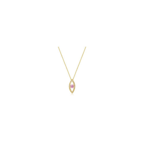 Eye-catcher Pendant In Goldtone