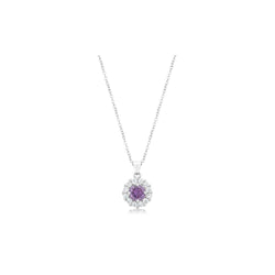 Bella Bridal Pendant In Purple