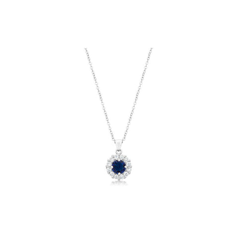 Bella Bridal Pendant In Blue