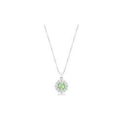 Bella Bridal Pendant In Peridot