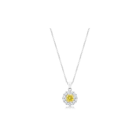 Bella Bridal Pendant In Yellow