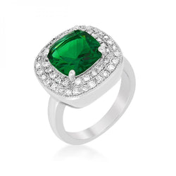 Green Bridal Cocktail Ring