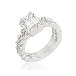 Halo Radiant Wedding Set