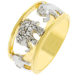 Pave Elephant Ring