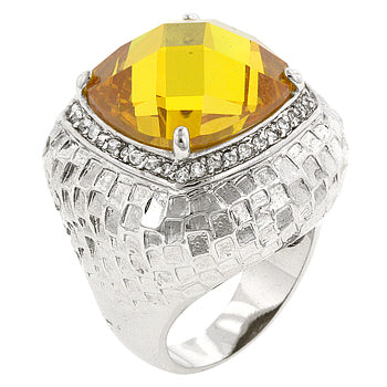 Yellow Cocktail Ring