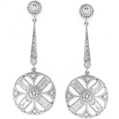 Cz Zodiac Earrings