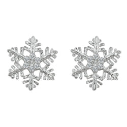 Snowflake Stud Earrings