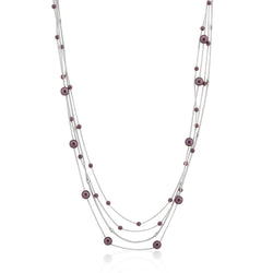 Purple Orbital Necklace