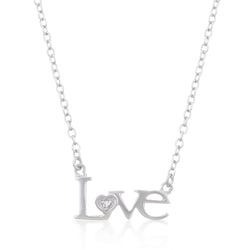 Love Script Necklace