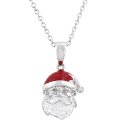 Enamel Santa Claus Pendant