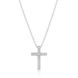 Cubic Zirconia Bling Cross Pendant