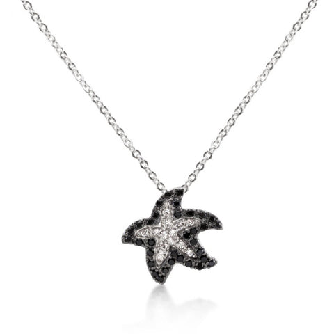 Cz Starfish Pendant