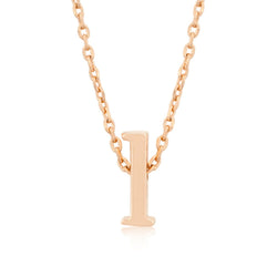 Rose Gold Initial L Pendant