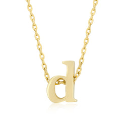 Golden Initial D Pendant