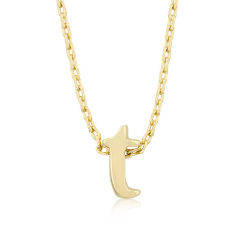 Golden Initial T Pendant