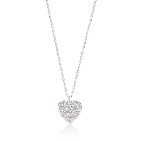 Pave Heart Pendant