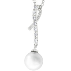 Ribboned Pearl Pendant