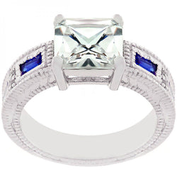 Prima Donna Sapphire Blue Cubic Zirconia Ring