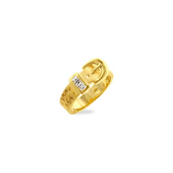 Golden Buckle Ring