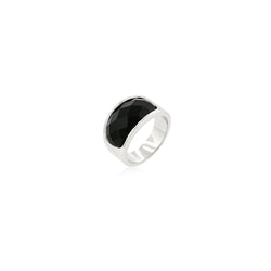 Onyx Block Cocktail Ring