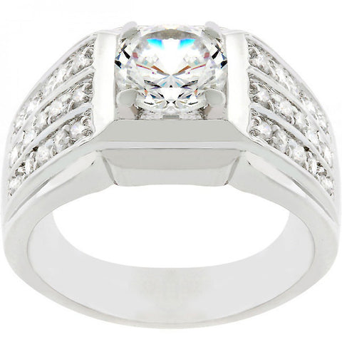 Rock Solid Cubic Zirconia Ring