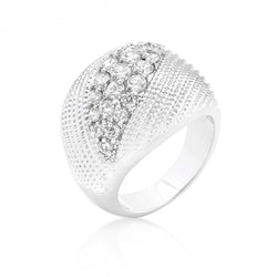 Classic Cubic Zirconia Dome Ring