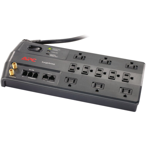 Apc 11-outlet Performance Surgearrest Surge Protector (telephone And Coaxial And Ethernet Protection)