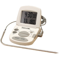 Taylor Precision Products Digital Cooking Thermometer And Timer