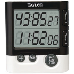 Taylor Precision Products Dual-event Digital Timer And Clock