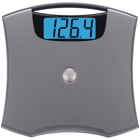 Taylor Precision Products Jumbo Easy-to-clean 440-lb Capacity Silver Bathroom Scale