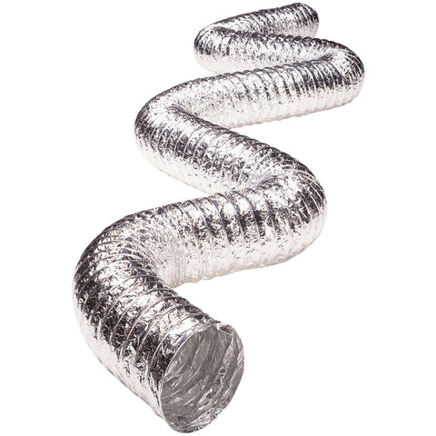 Deflecto Aluminum Flex Duct (5-ply Supurr-flex Ducting; 25ft; Retail &#34;lite&#34; Box)