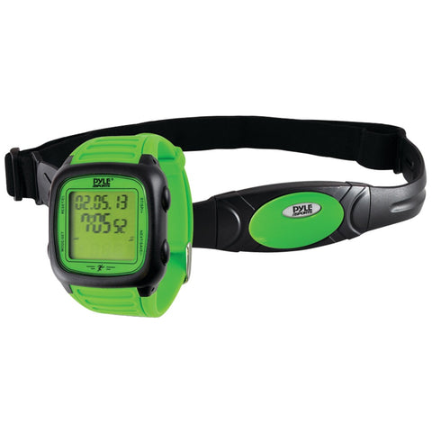 Pyle-sports Multifunction Activity Watch With Heart Rate Monitor (green)