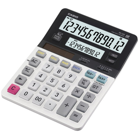 Casio Dual-display Desktop Solar Calculator