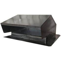 Builders Best Black Metal Roof Vent Cap (6&#34;-8&#34; (3 1 And 4&#34; X 10&#34;) Universal Flush)