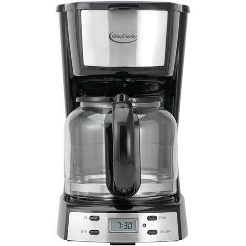 Betty Crocker 12-cup Stainless Steel Coffee Maker